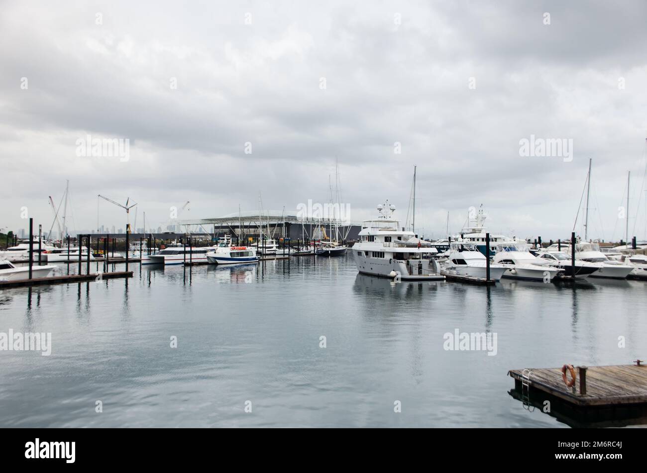 Marina Flamenco a Panama City Foto Stock