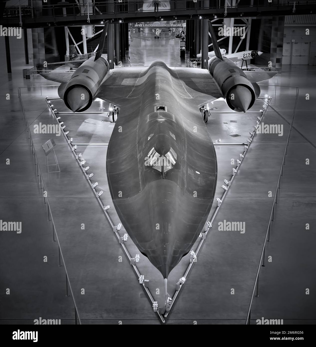 Gli Stati Uniti Air Force dal 1964 al 1998 ha utilizzato il Lochheed SR-7 Blackbird. Sono stati costruiti complessivamente 32 aerei. Questo aereo supersonico a due persone può raggiungere velocità Foto Stock