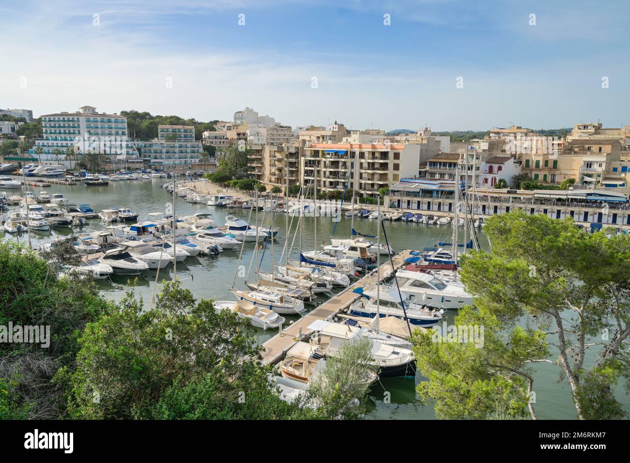 Yachthafen, Porto Cristo, Mallorca, Spanien Foto Stock