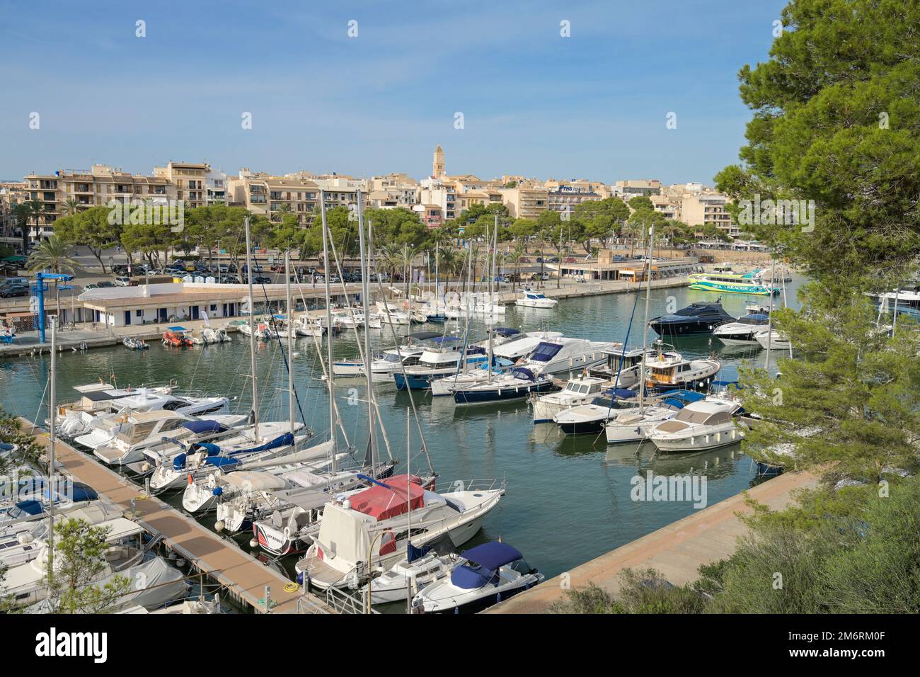 Yachthafen, Porto Cristo, Mallorca, Spanien Foto Stock