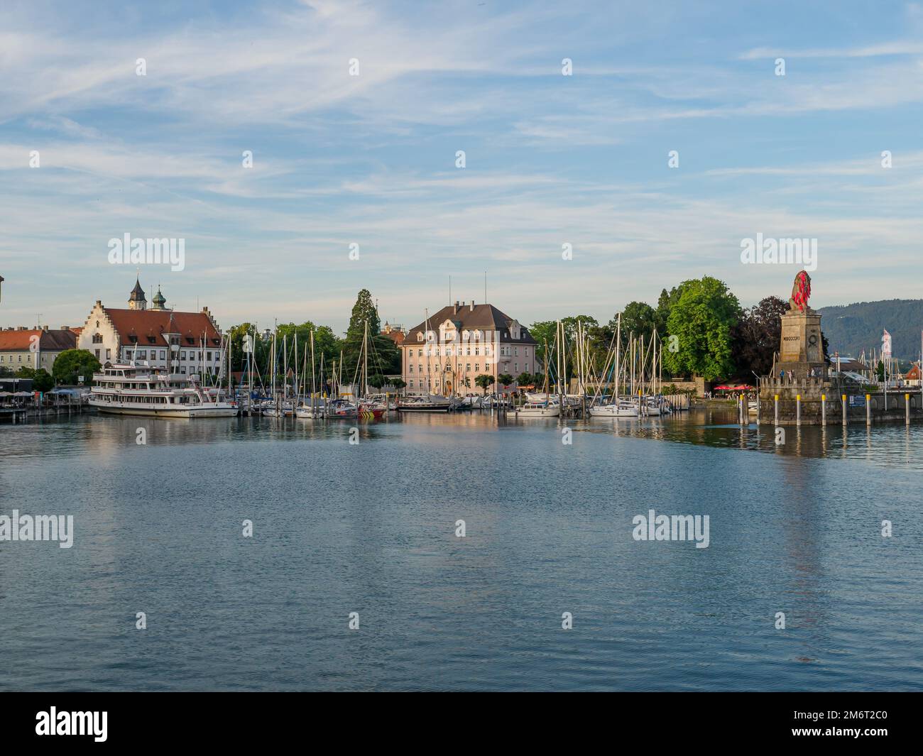 Lindau città sul lago di costanza Foto Stock