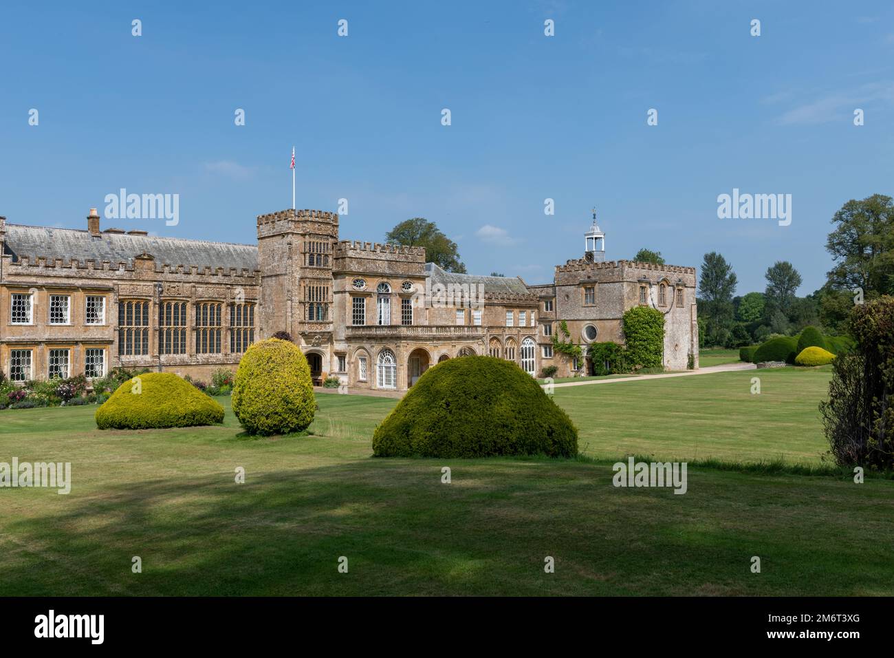Chard.Somerset.United Kingdom.September 4th 2021.View of Forde Abbey in Somerset Foto Stock