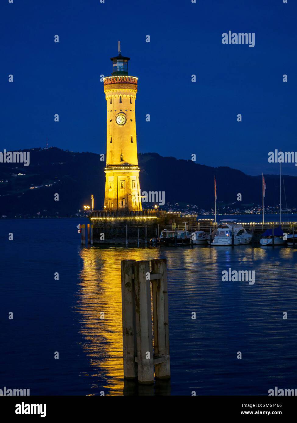 Lindau città sul lago di costanza Foto Stock