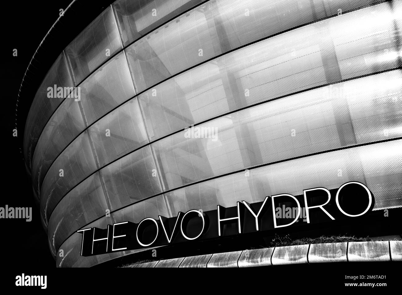 Finnieston Crane, Clyde Arc, OVO Hydro, SEC Armadillo Glasgow 2023. Foto Stock