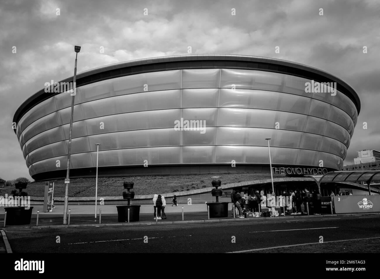 Finnieston Crane, Clyde Arc, OVO Hydro, SEC Armadillo Glasgow 2023. Foto Stock