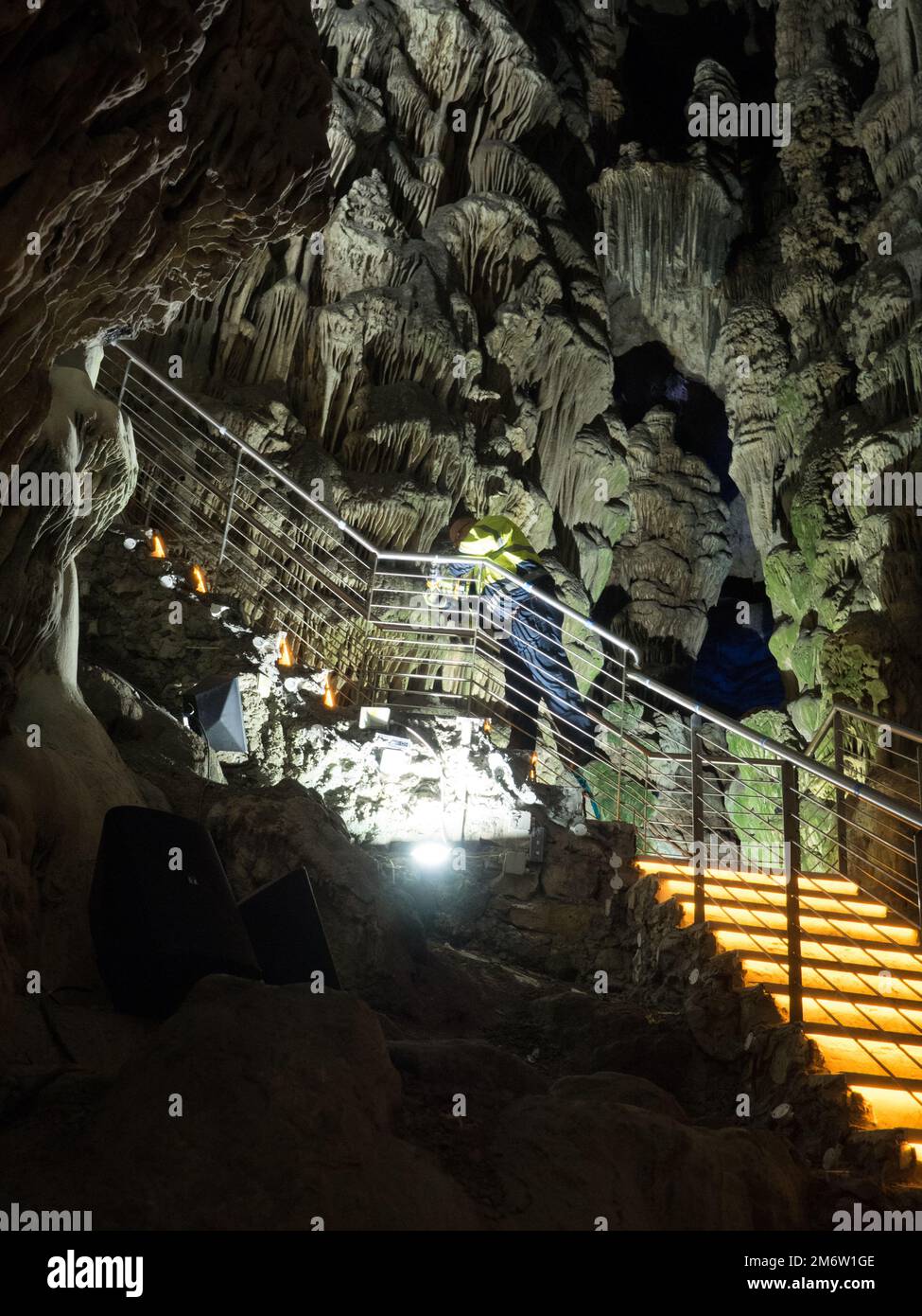 Grotte Saint Michel, Gibilterra, Angleterre Foto Stock