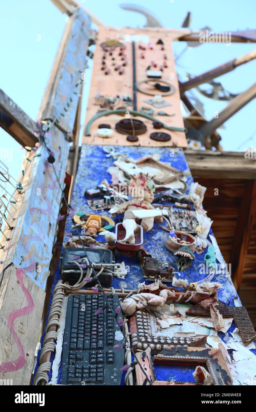 Arte di Slab City Foto Stock
