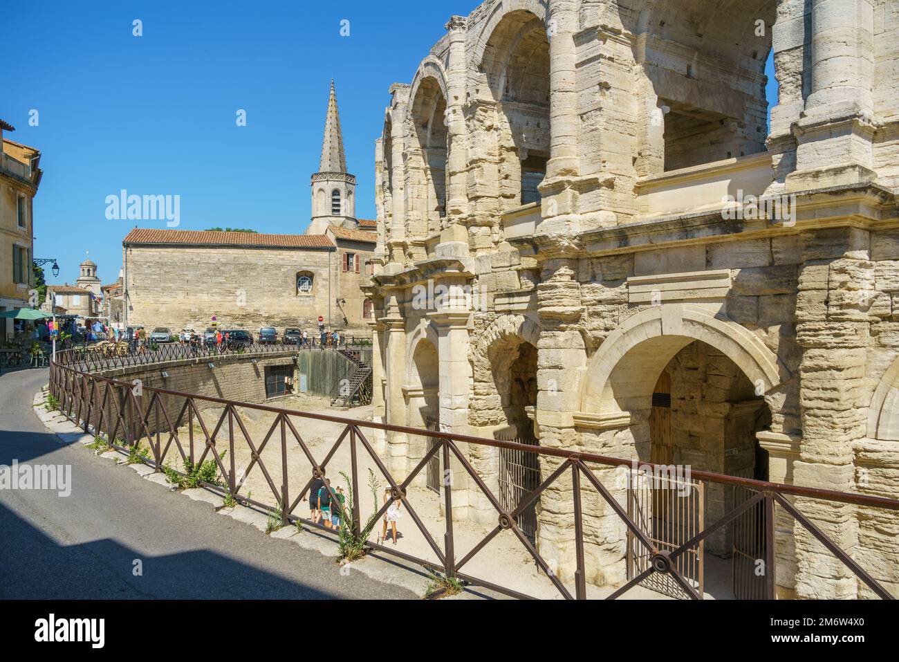 Arena di Arles Francia Foto Stock