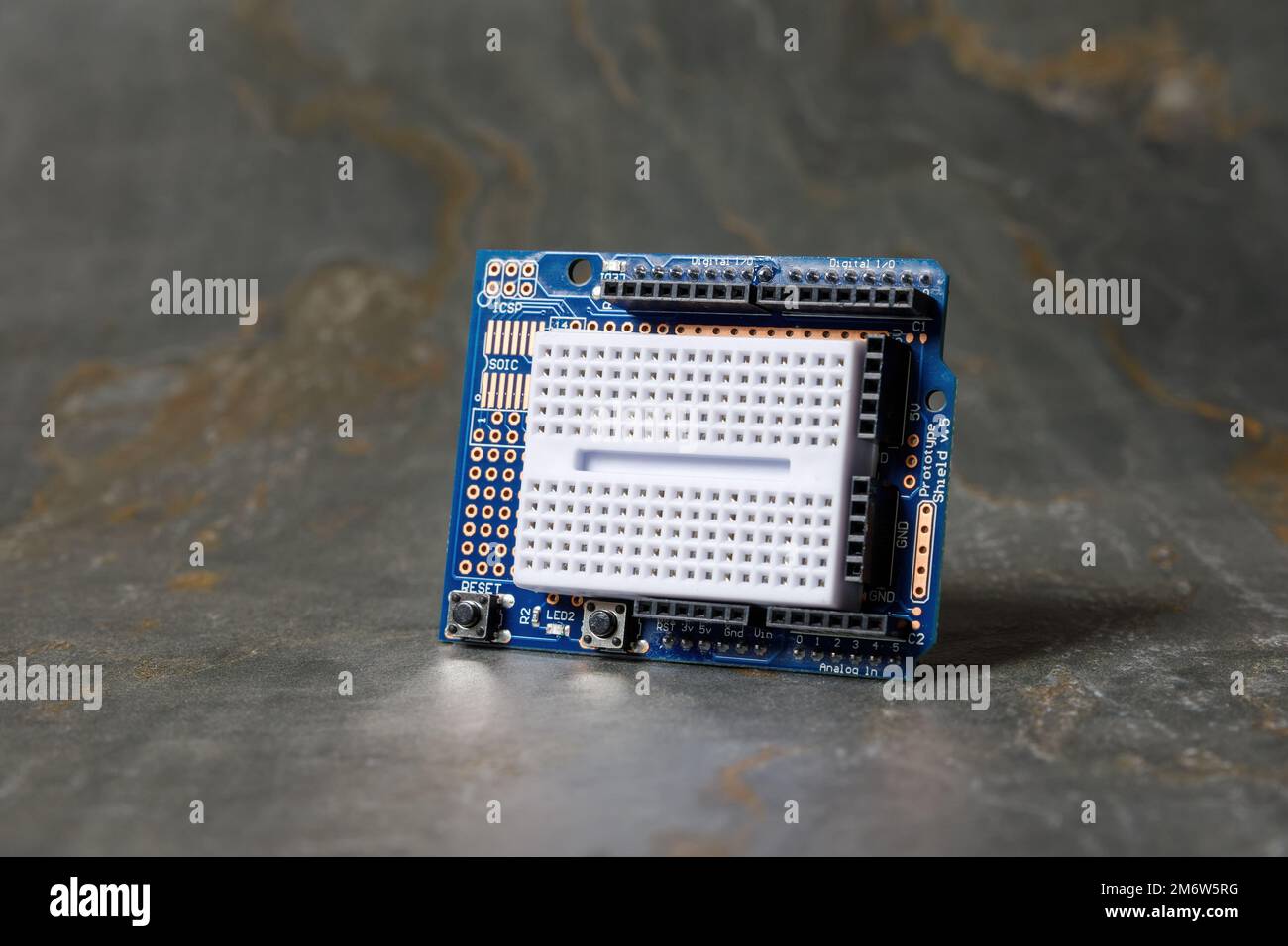 Protezione prototipo vuota per stelo didattico Foto Stock