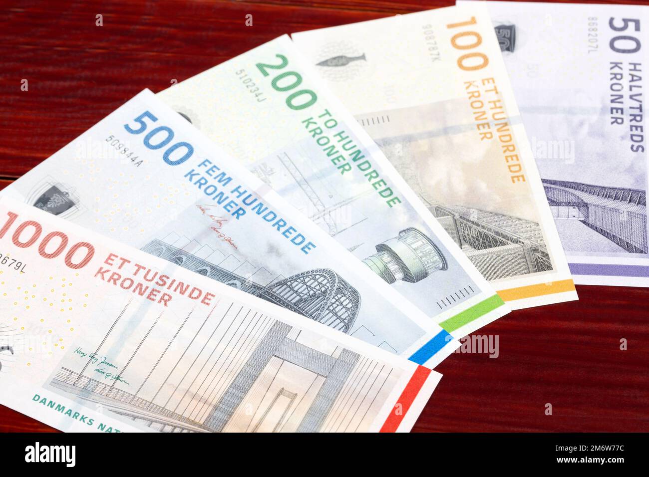 Corona danese una storia aziendale Foto Stock