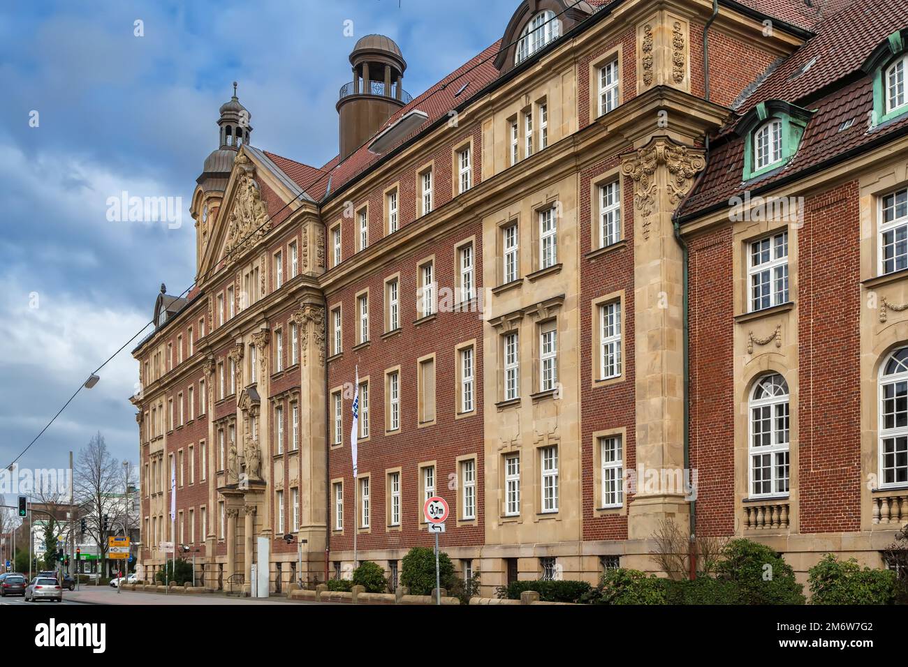 Agenzia immobiliare e di costruzione, Munster, Germania Foto Stock