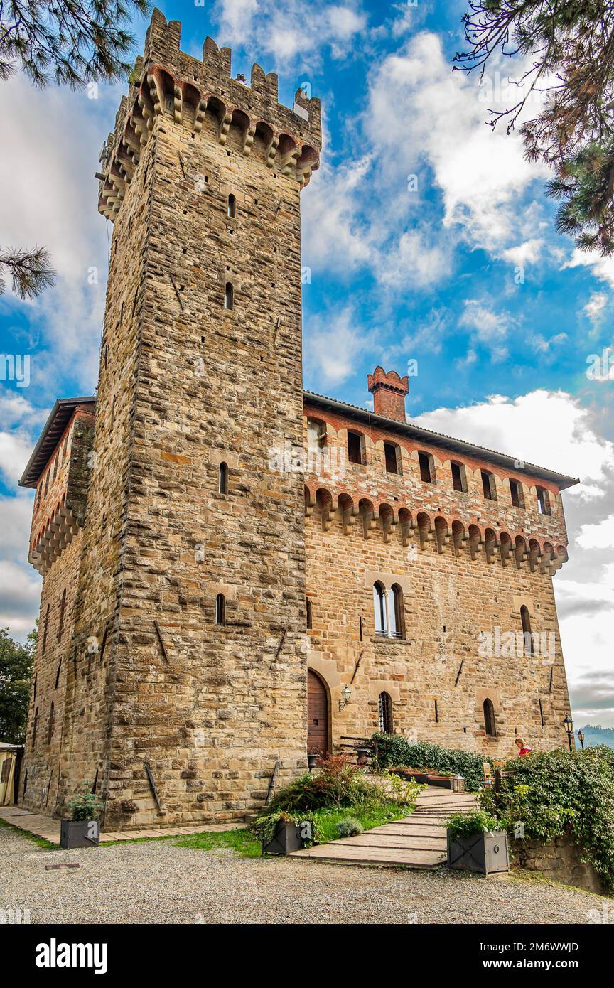 Castello di Trisobbio Foto Stock
