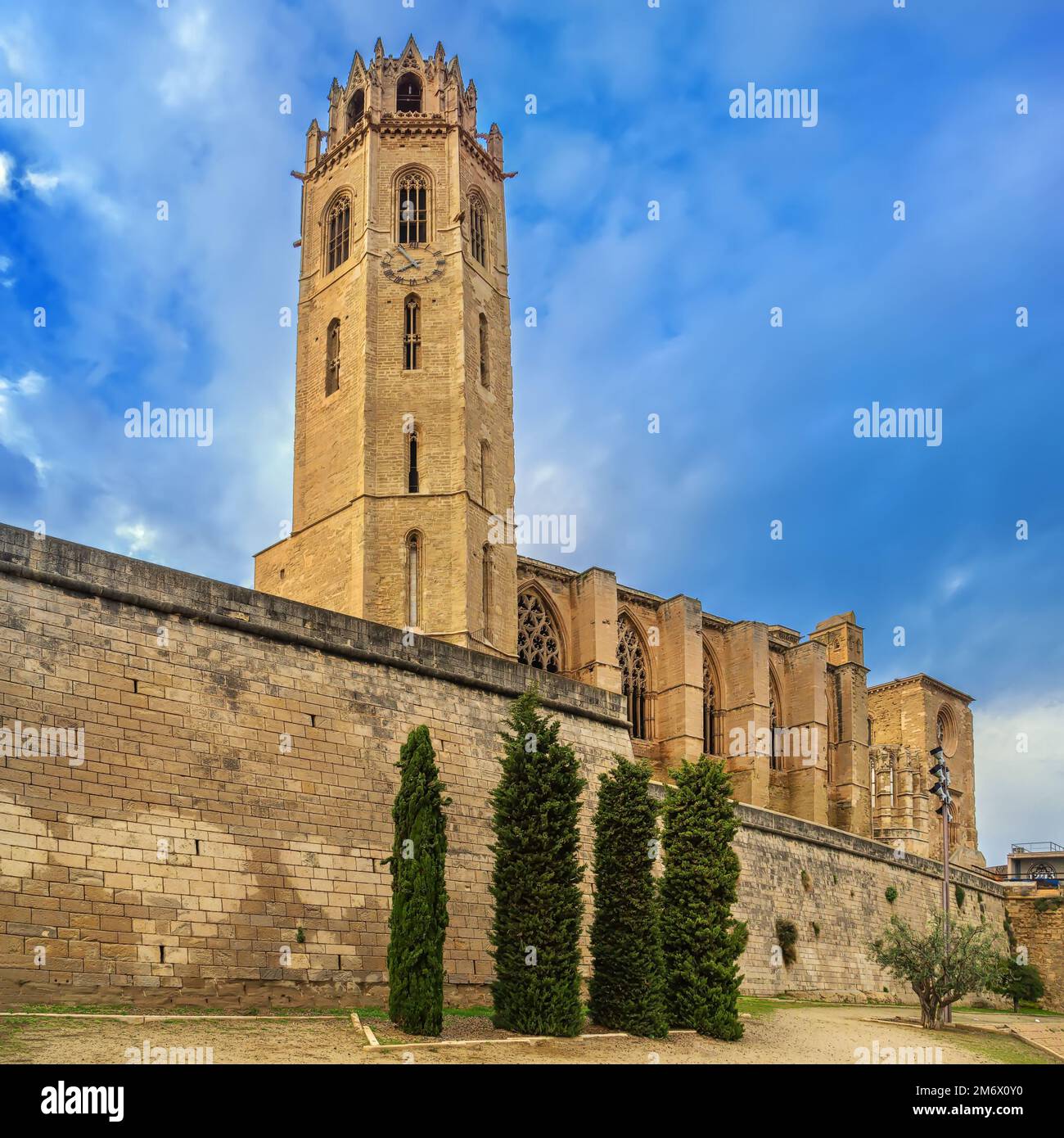 Vecchia Cattedrale di Lleida, Spagna Foto Stock