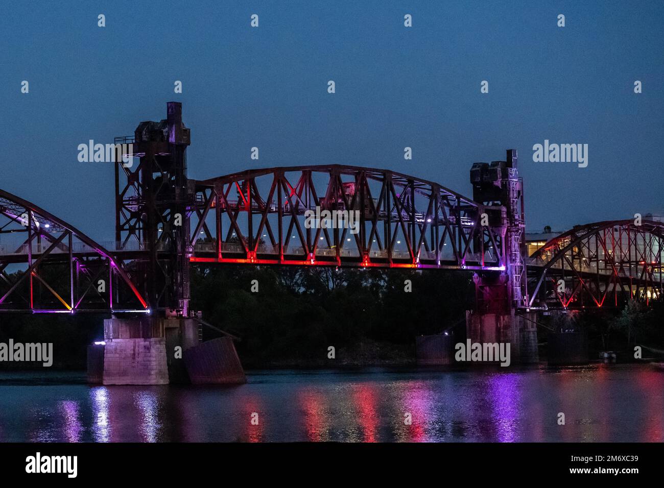 Junction Bridge a Hot Springs, Arkansas Foto Stock