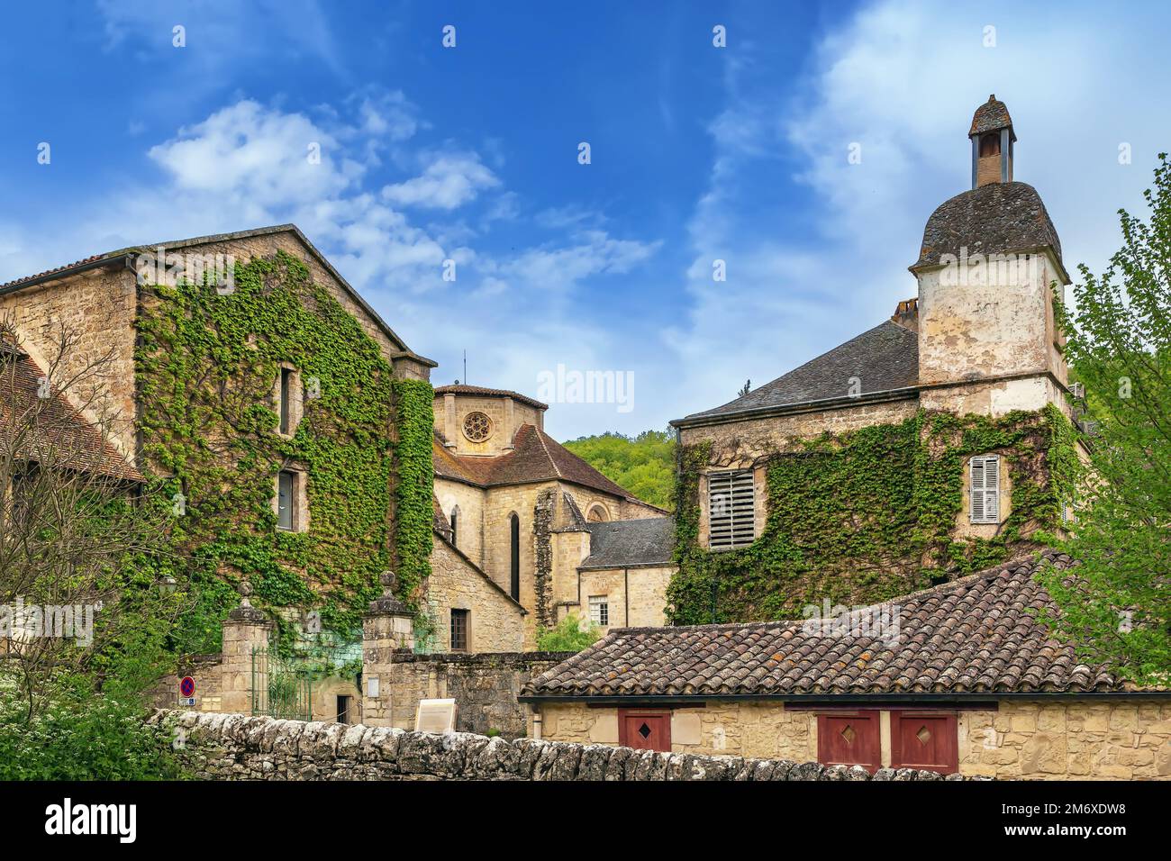 Abbazia di Beaulieu-en-Rouergue, Francia Foto Stock