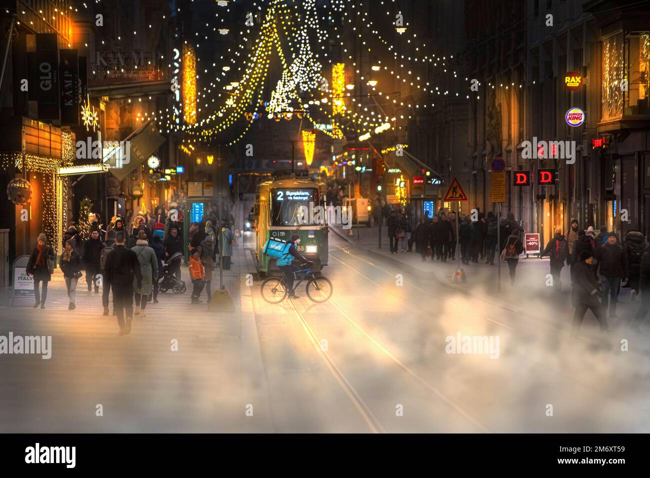 Natale in città Foto Stock