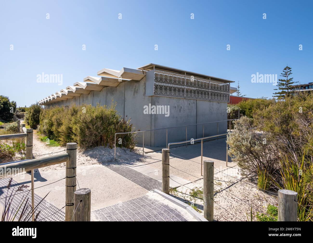 Fremantle, WA, Australia - Leighton Beach strutture edificio di Bernard Seeber Foto Stock