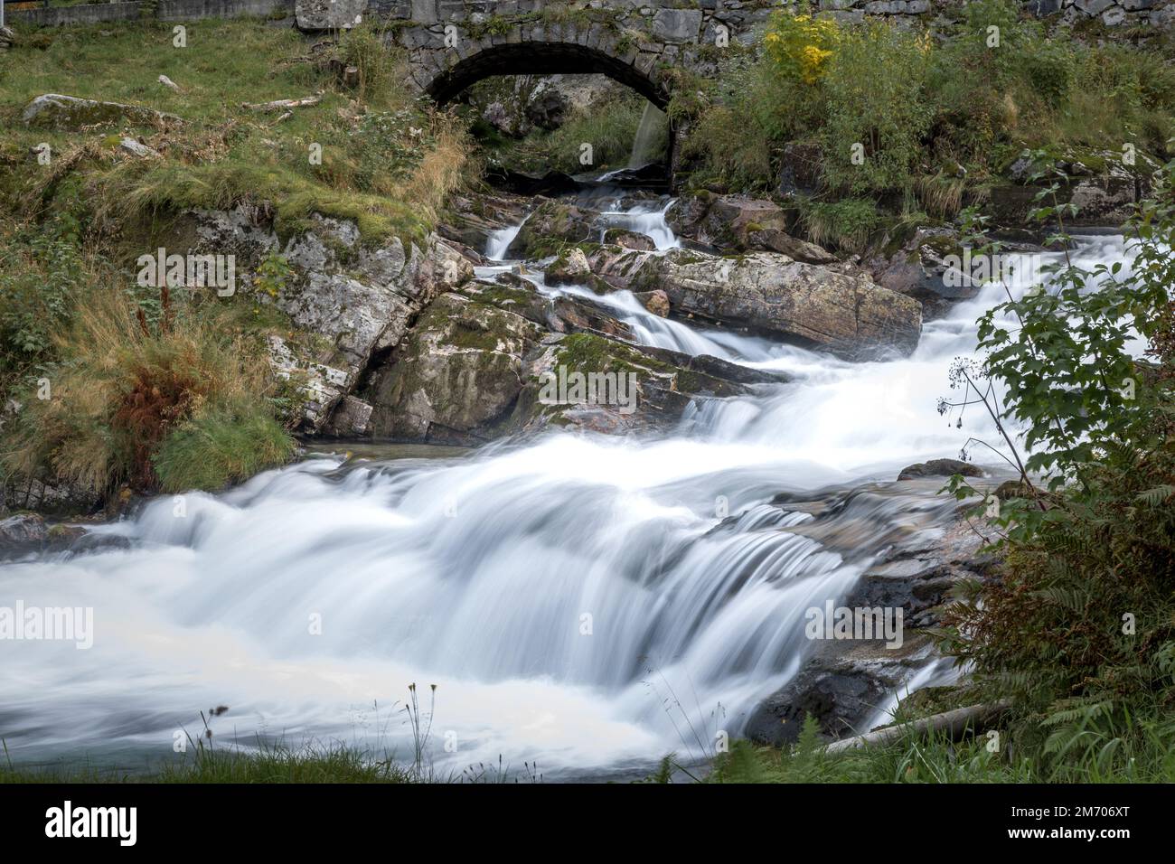 Primo piano della cascata Foto Stock