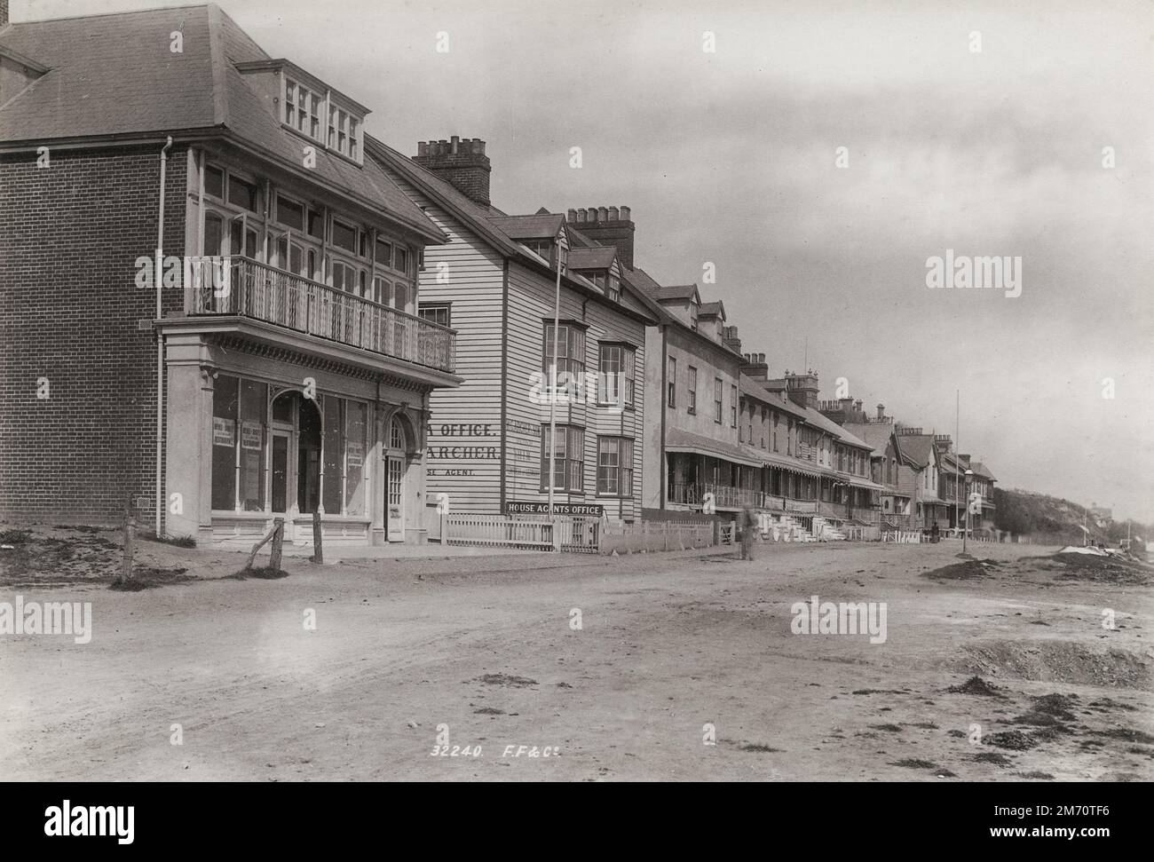 Vintage fine 19th/inizio 20th ° secolo fotografia: 1893 - Felixstowe, Suffolk Foto Stock