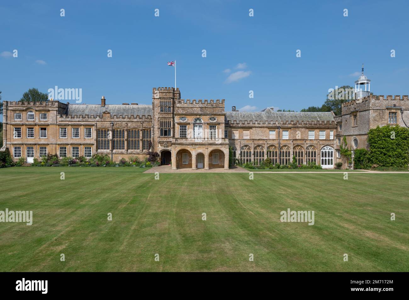 Chard.Somerset.United Kingdom.September 4th 2021.View of Forde Abbey in Somerset Foto Stock