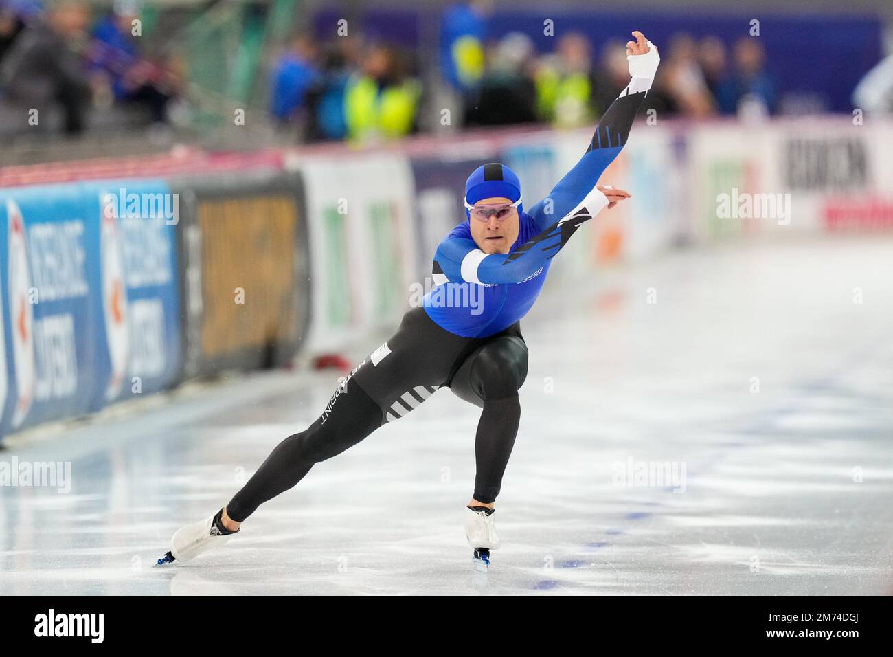 HAMAR, NORVEGIA 7 GENNAIO Marten Liiv di Estonia gareggia sul Men's