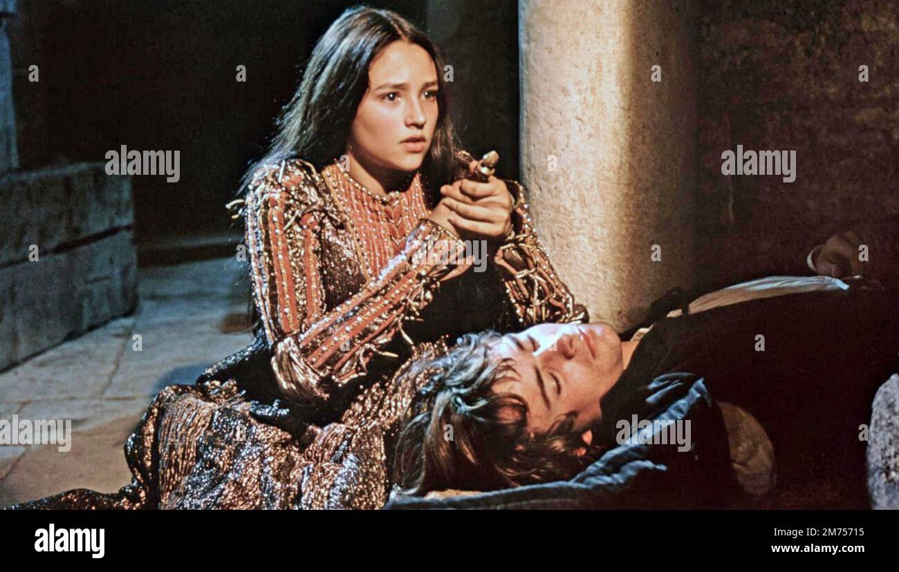 ROMEO E GIULIETTA 1968 Paramount Pictures con Olivia Hussey e Leonard Whiting Foto Stock