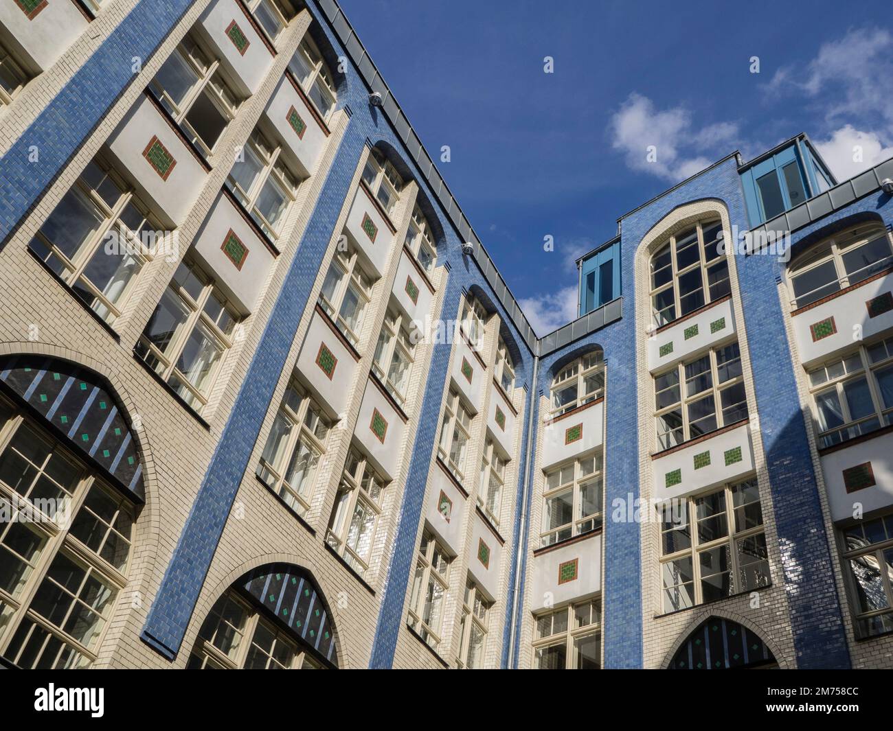 Hackesche Hofe Courtyard, Berlino, Germania, Europa Foto Stock