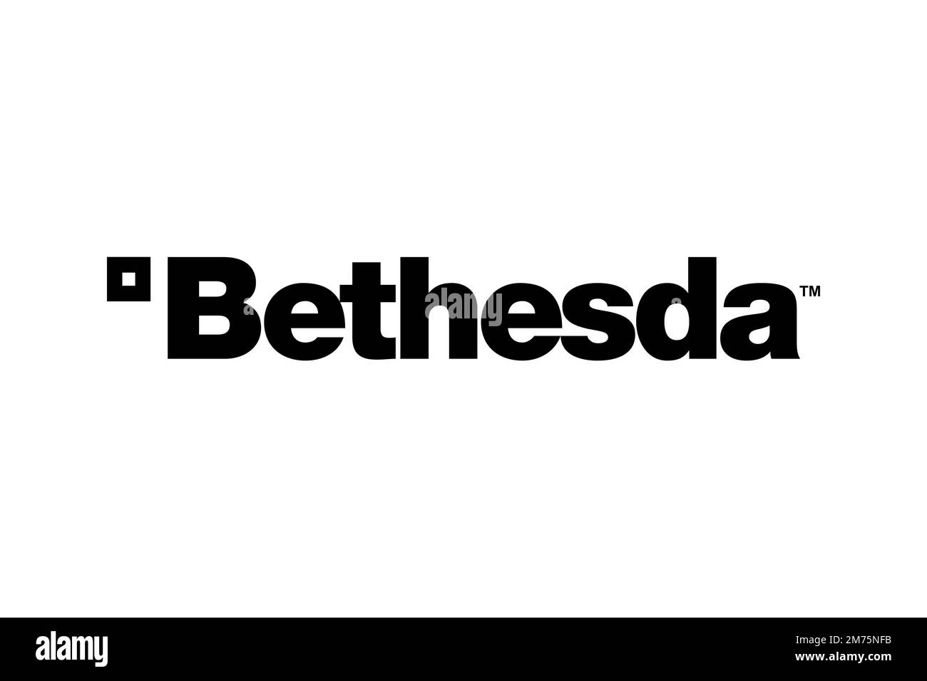 Bethesda Softworks, Logo, sfondo bianco Foto Stock