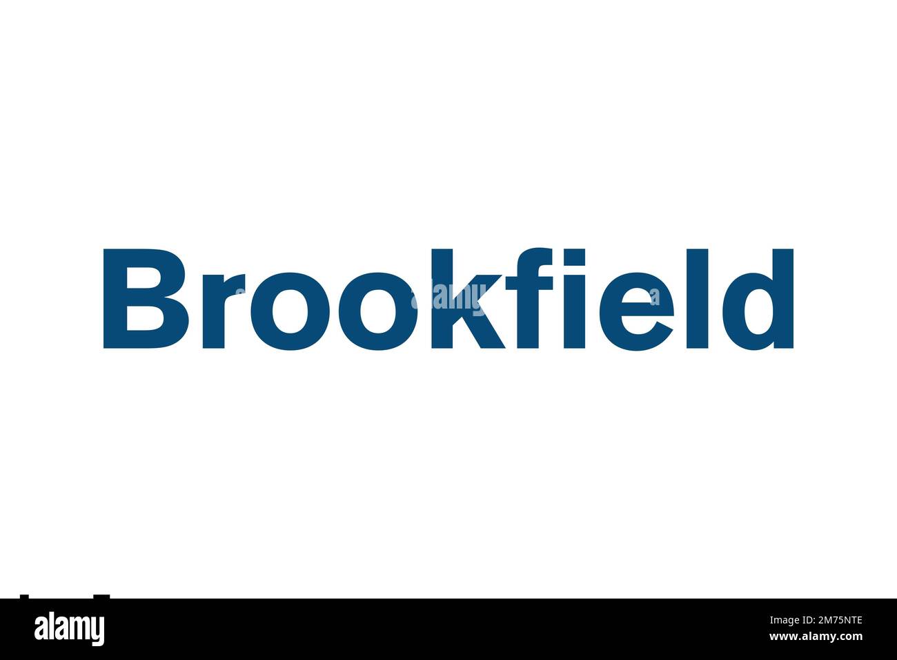 Brookfield Property Partners, Logo, sfondo bianco Foto Stock