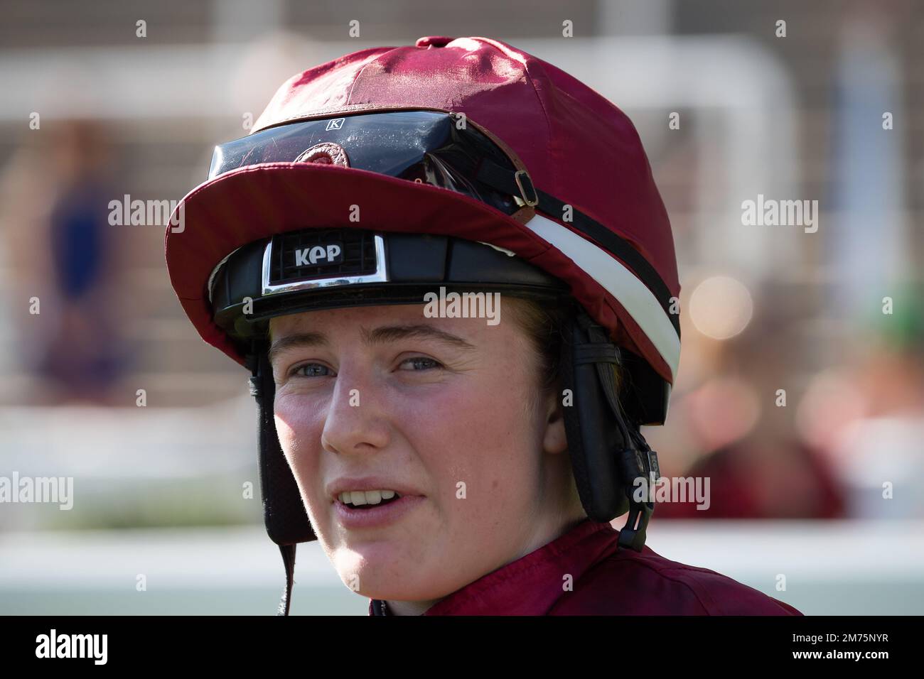 Ascot, Berkshire, Regno Unito. 9th luglio, 2022. Horse Random Harvest guidato dal jockey Saffie Osborne vince il Village Hotel Fillies' handicap Stakes all'ippodromo di Ascot. Proprietario e allevatore Lady Bamford. Istruttore ed Walker, Lambourn superiore. Credito: Maureen McLean/Alamy Foto Stock