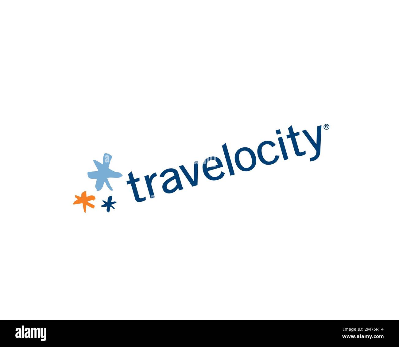 Travel Company, ocity Travel Company, ocity, logo ruotato, sfondo bianco Foto Stock