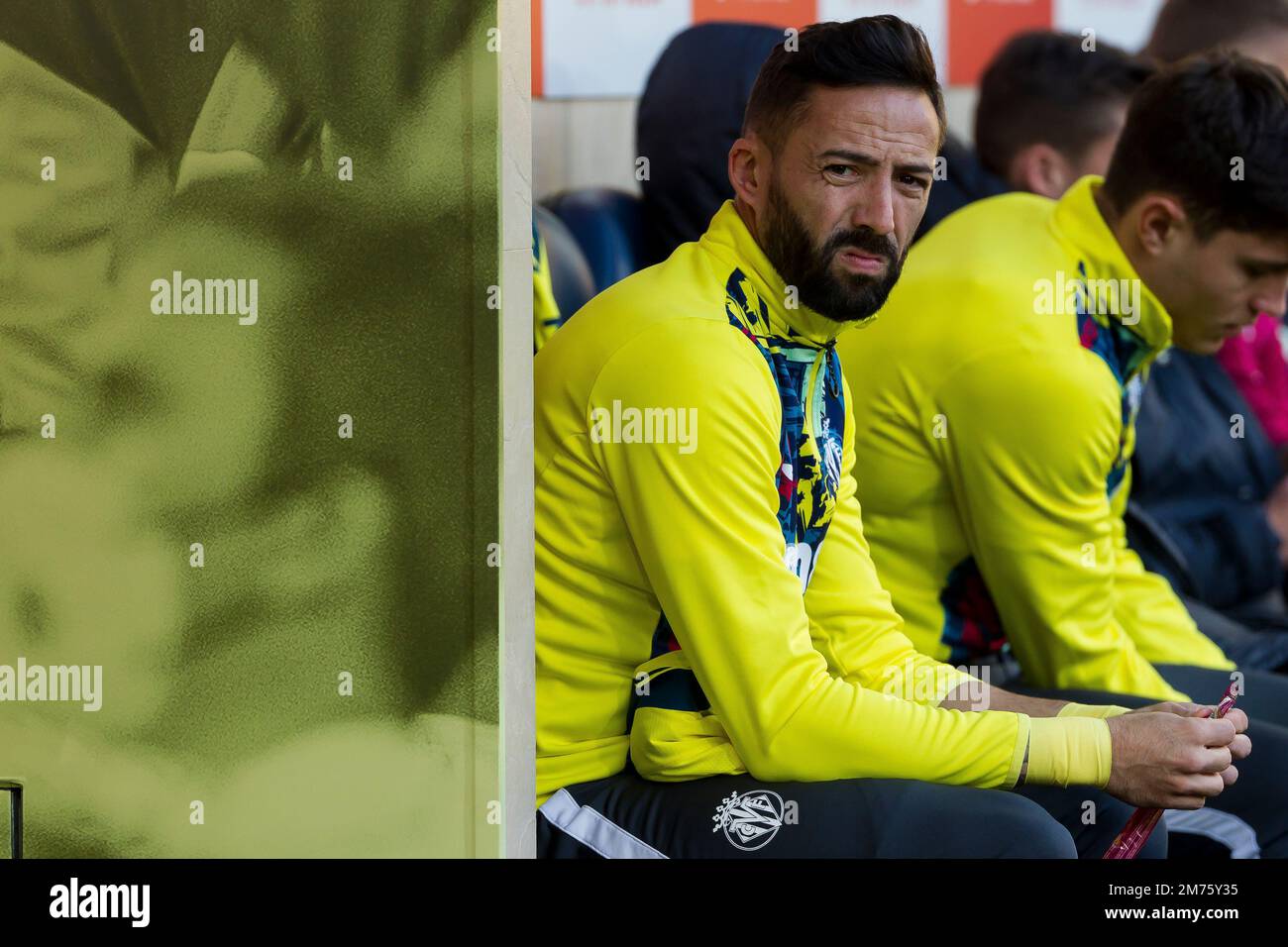 Villarreal, Spagna, 7 gennaio 2023. Jose Luis Morales di Villarreal prima della partita spagnola la Liga tra Villarreal CF vs Real Madrid allo stadio la Ceramica. Foto di Jose Miguel Fernandez /Alamy Live News ) Foto Stock