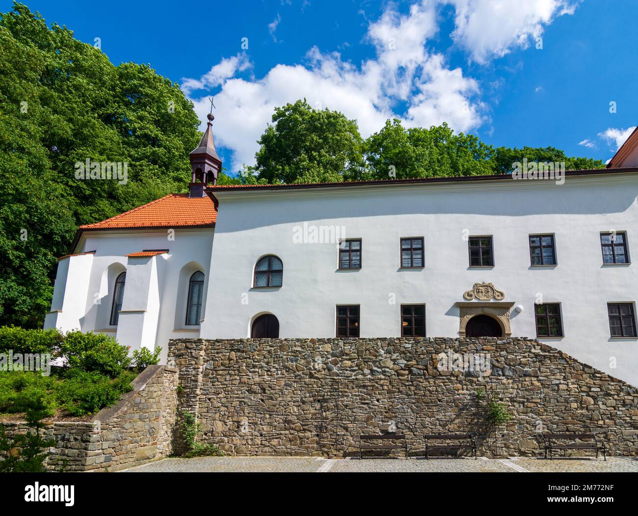 Fulnek: Chiesa dei fratelli cechi in , Moravskoslezsky, Regione Moravo-Slesiana, Regione Mährisch-schlesische, ceco Foto Stock