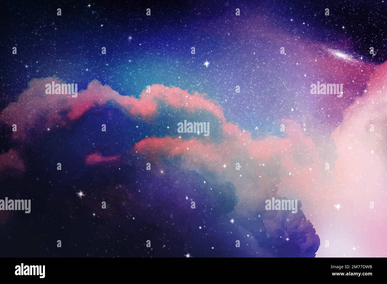 Vettore di sfondo colorato astratto universo testurizzato Illustrazione Vettoriale