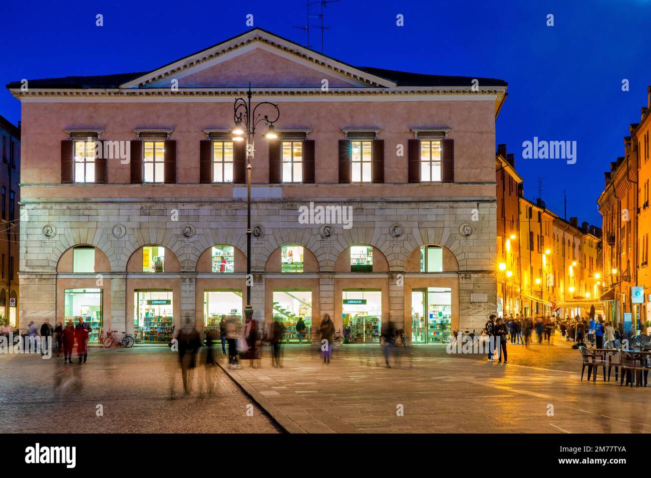 Palazzo San Crispino in Piazza Trento e Trieste, Ferrara, Italia Foto Stock
