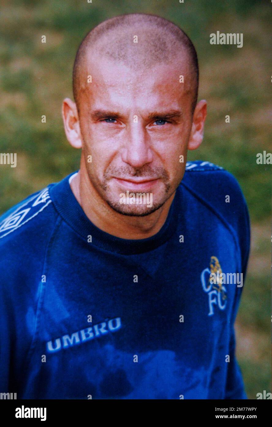 Gianluca Vialli Al Chelsea Training Ground Immagini E Fotografie Stock