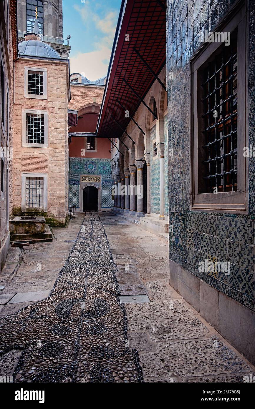 Turchia, Istanbul, Palazzo Topkapi. Foto Stock