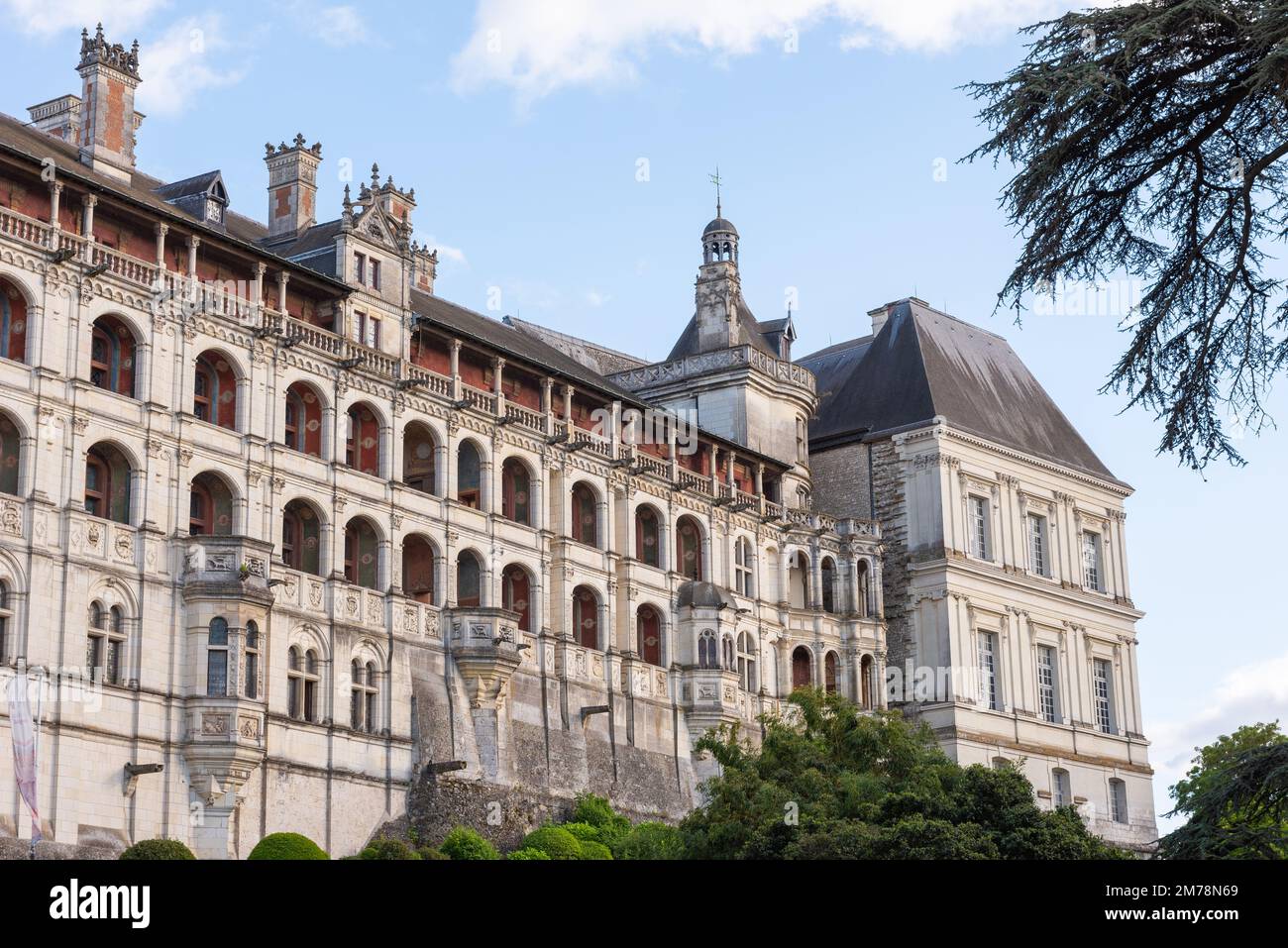 Il Castello reale di Blois Foto Stock