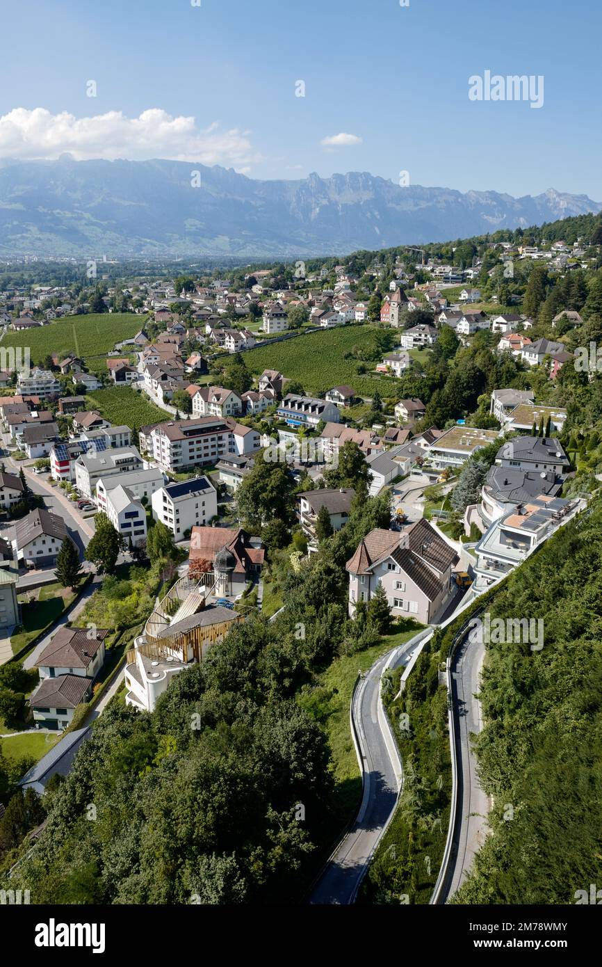 Vaduz, Liechtenstein, agosto 2022 Foto Stock