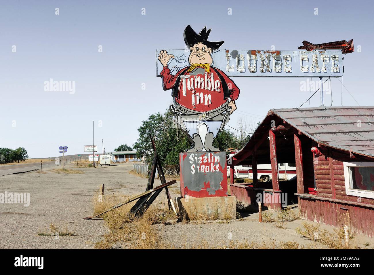 Nord America; Montagne Rocciose; Wyoming, Casper, Tumble Inn Foto Stock