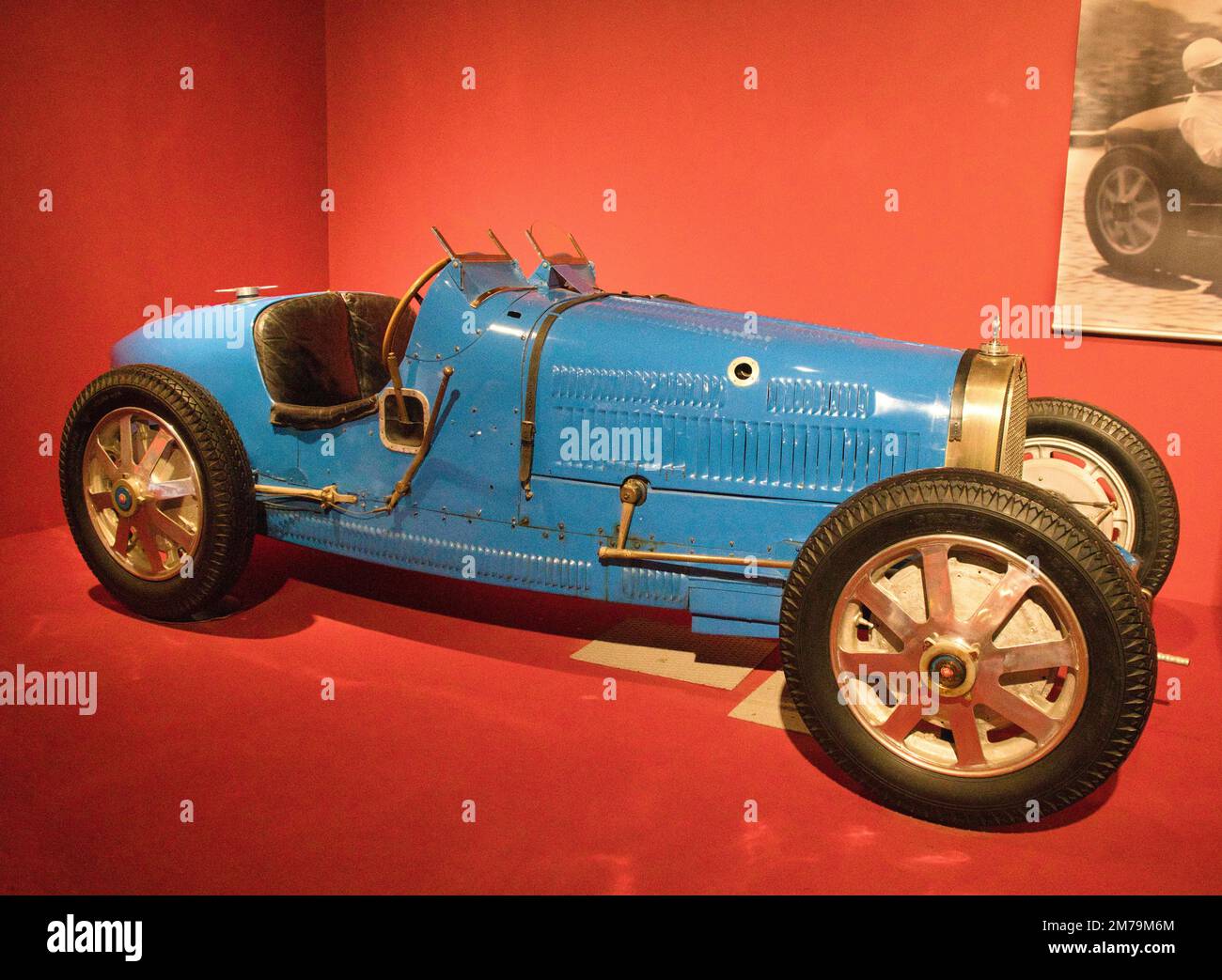 1929 Bugatti tipo 35B a due posti al Musée National de l'Automobile - Collezione Schlumpf, Mulhouse, Francia Foto Stock