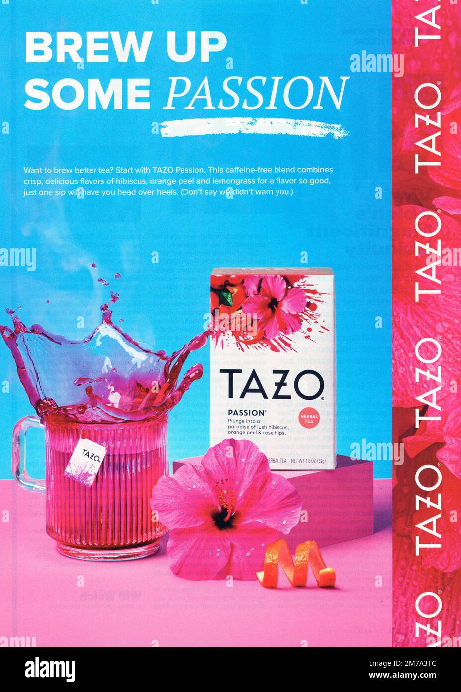 'GQ' Magazine Febbraio 2022 numero Advert, USA Foto Stock