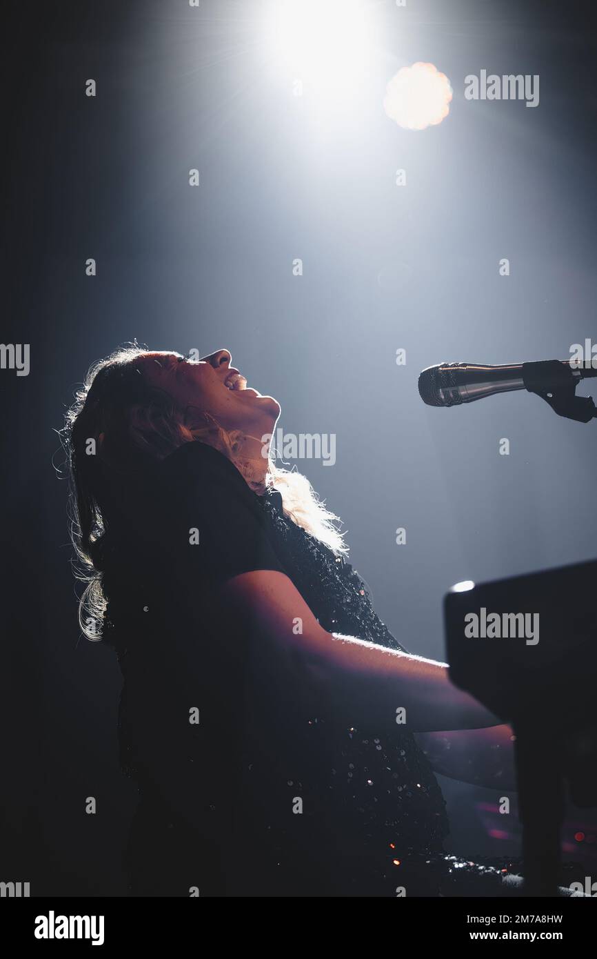 BARCELLONA - DEC 23: Morgan (band) si esibirà in diretta sul palco di Razzmatazz il 23 dicembre 2022 a Barcellona, Spagna. Foto Stock