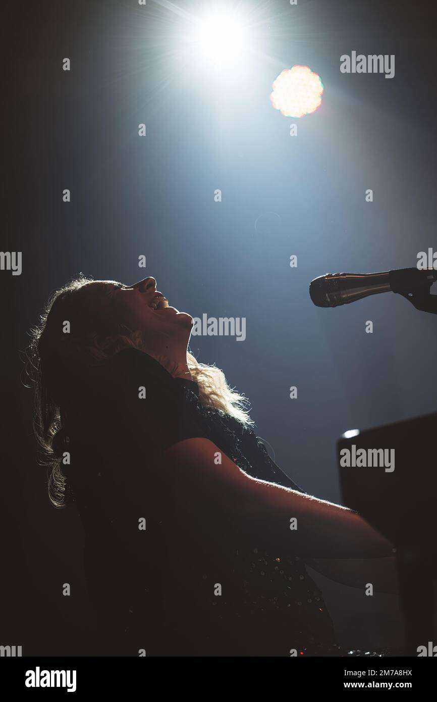 BARCELLONA - DEC 23: Morgan (band) si esibirà in diretta sul palco di Razzmatazz il 23 dicembre 2022 a Barcellona, Spagna. Foto Stock