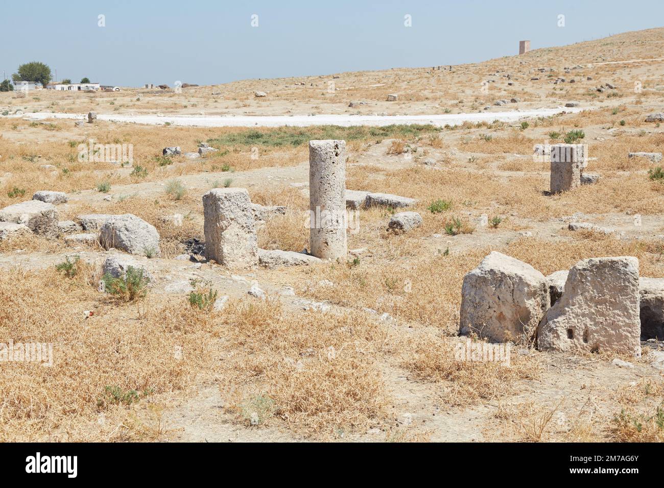 L'antica cittadella di Harran nel sud-est della Turchia Foto Stock