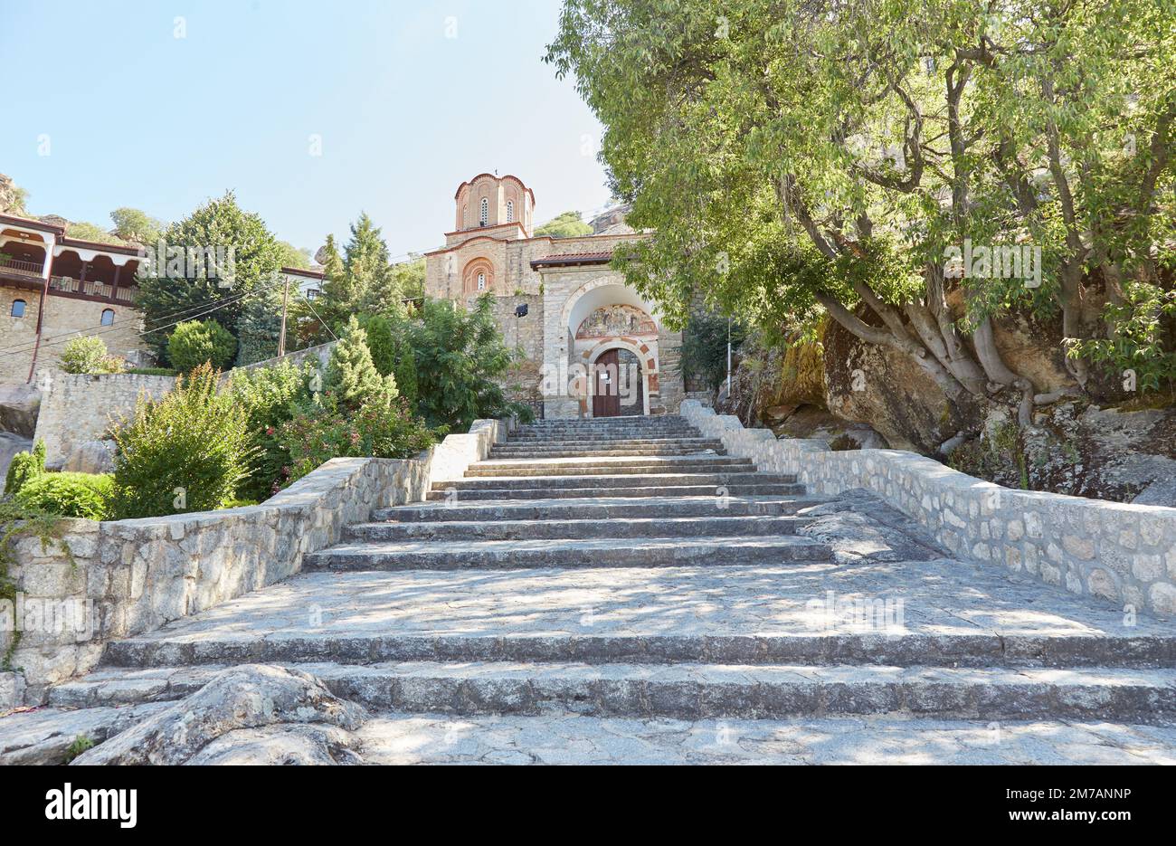 Le splendide Marko's Towers a Prilep, nel nord della Macedonia Foto Stock