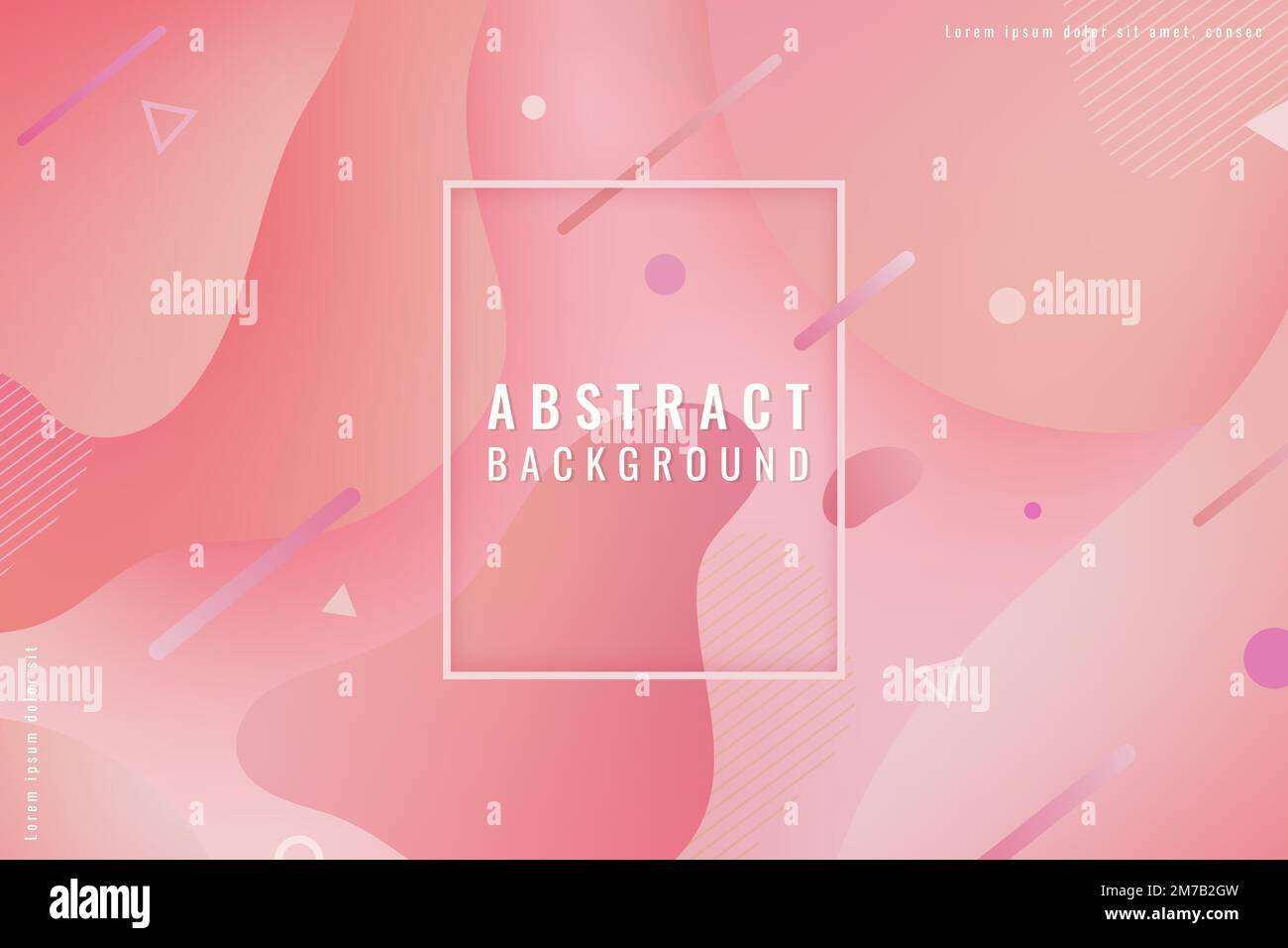 Vettore di sfondo rosa pastello a motivi astratti senza giunture Illustrazione Vettoriale