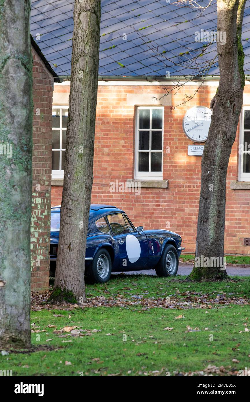 1972 Triumph GT6 auto al Bicester Heritage Centre domenica scramble evento. Oxfordshire, Inghilterra. Foto Stock