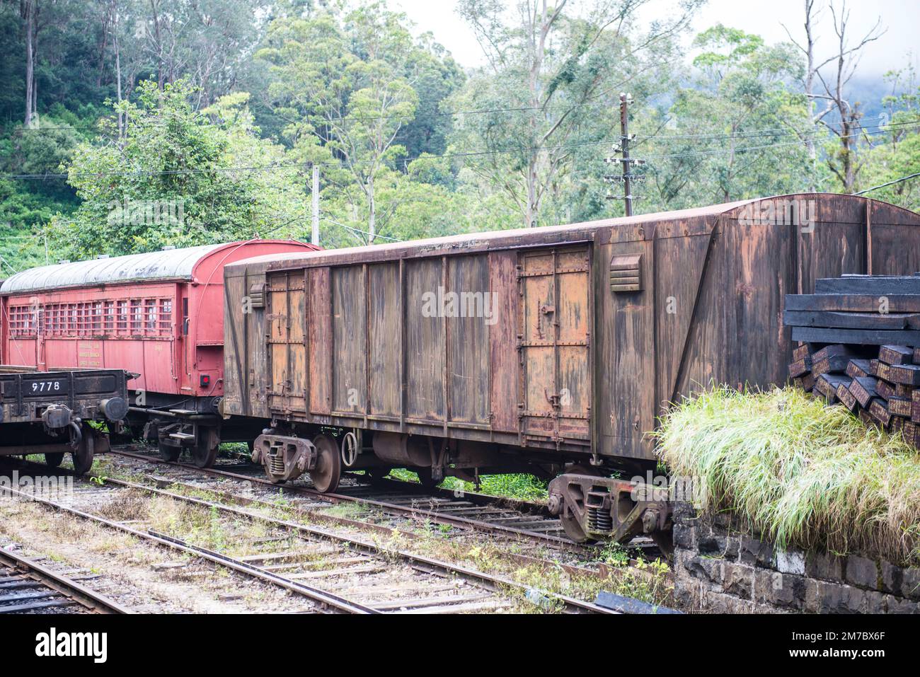 Materiale rotabile, Sri Lanka Foto Stock