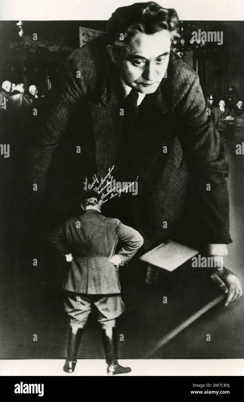 Georgi Dimitrov, statista comunista bulgaro e leader politico, Sofia, Bulgaria 1940s Foto Stock